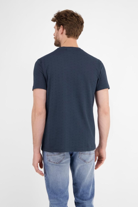 Lerros t-shirt/serafino 1/2 arm